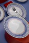 Hermia NNMOD19DUS6880709 Juego para servir tartas de 6 piezas en porcelana